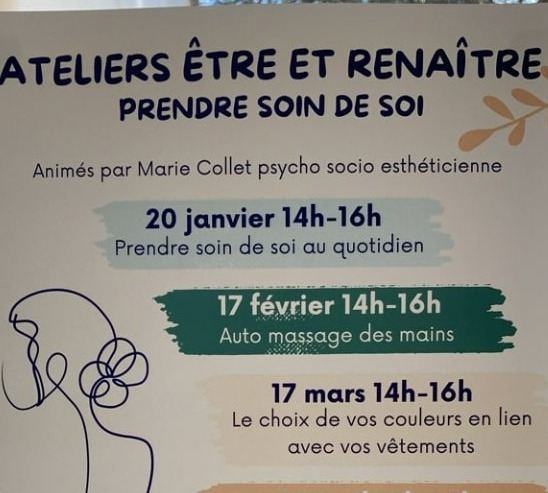 Extrait du journal "La Charente Libre" du 30.09.2023, portant le titre "Octobre rose à Barbezieux: les soins et bien plus encore", avec Marie Collet, psycho-socio-esthéticienne à Dirac